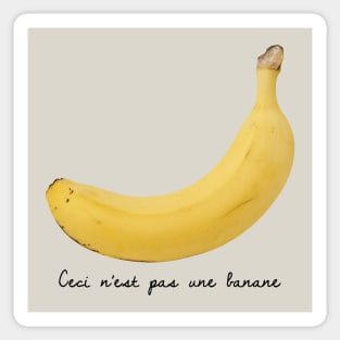 Ceci n’est pas une banane Sticker